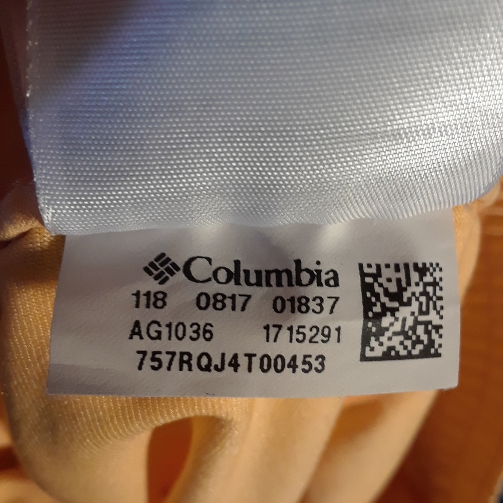 Columbia Omni Shade orange and teal girl's skort - Picture 9 of 13